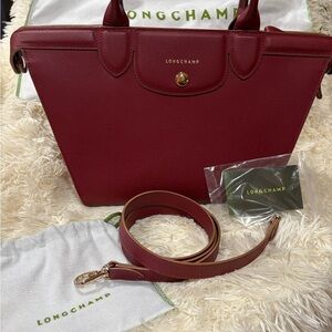 Longchamp leather Le Pliage Heritage